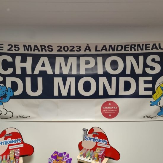 Champions du monde schtroumpf Landerneau